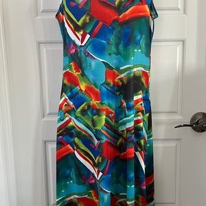 Keren Hart TyeDye Maxi Dress Size Med. NWT